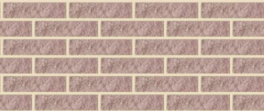 BrickStone Розовый (рваный ложок, евро-стандарт)